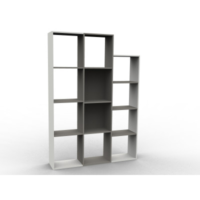 Our Custom Made Bookshelves Aryga, 90 Inch Tall White Bookcase